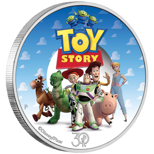 2025 30 Years Of Toy Story 1/2oz Silver Proof Coloured Coin