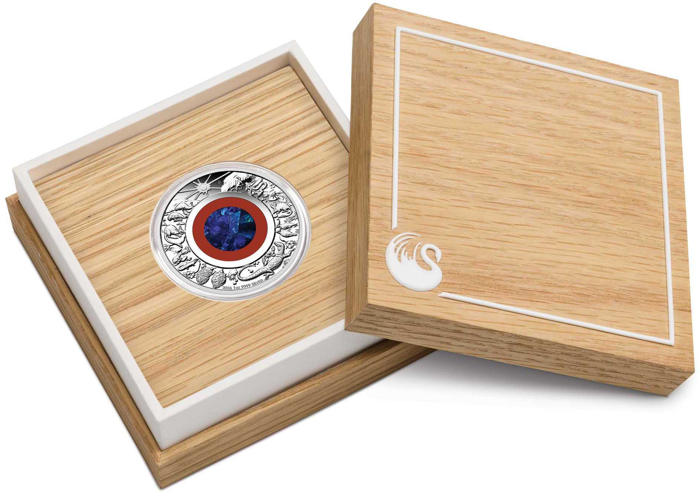 2026 1oz Opal Silver Proof Coloured Coin