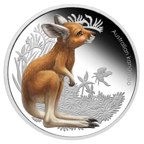 2010 1/2oz Bush Babies Silver Kangaroo - Mintage: 10,000