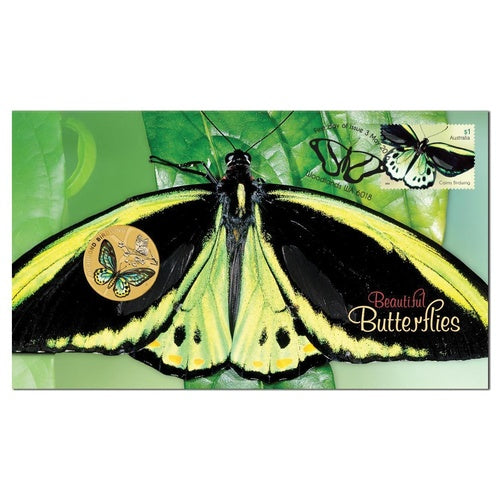 2016 $1 Beautiful Butterflies PNC - Mintage: 7,500