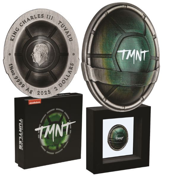 2025 1.5oz Silver TMNT Coloured Coin Mintage: 1500