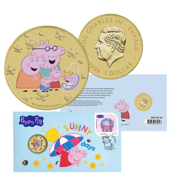 2026 $1 Peppa Pig PNC Mintage: 6,500