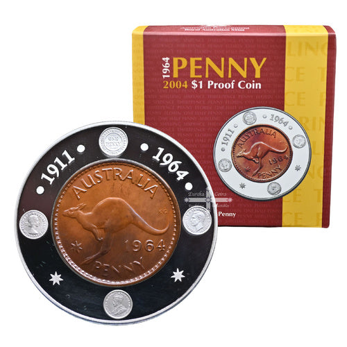 2004 1oz Silver Penny 40th Anniversary - Mintage: 16,437