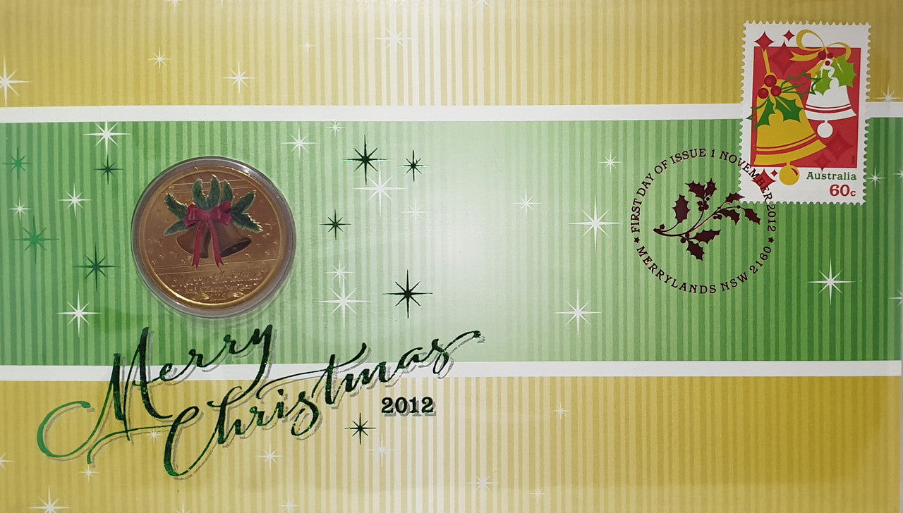 2012 $1 Merry Christmas Bells PNC - Mintage: 8,000