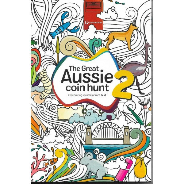 2021 Great Aussie Coin Hunt 2 26x UNC $1 Folder & Coin Tube - UNOPENED