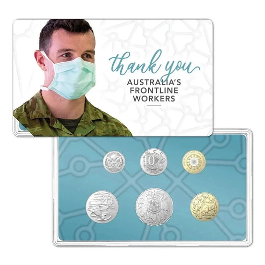 2022 Front Line Worker 6x UNC Coin Set