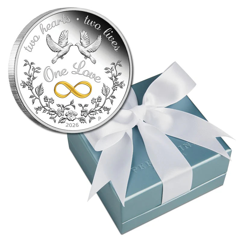 2026 1oz One Love Silver Coin - Mintage: 5,000
