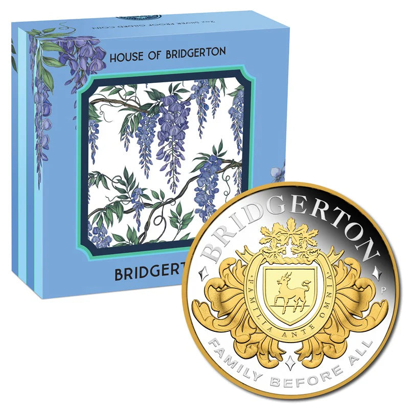 2026 2oz House Of Bridgerton Silver Coin - Mintage: 1,500