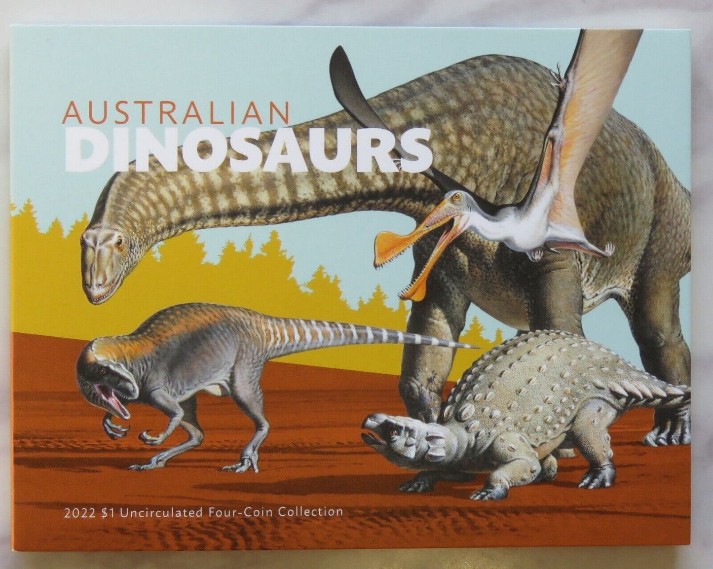 2022 4x $1 Dinosaur Set