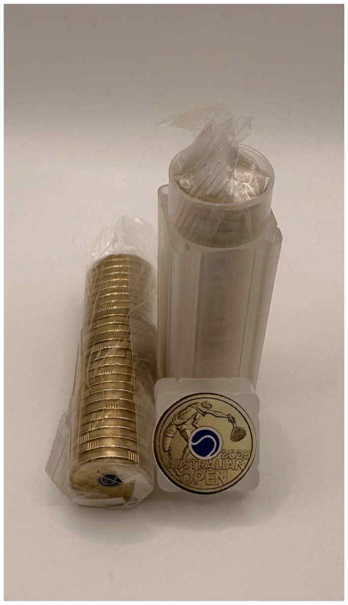 2025 Men's Australia Open $2 Security Bag - Includes Protective Tube & Sticker