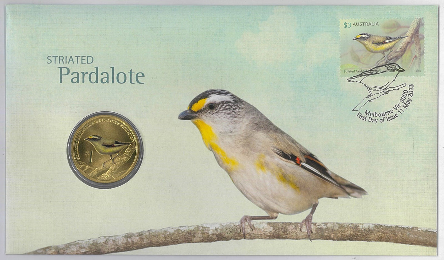 2013 $1 Striated Pardalote PNC