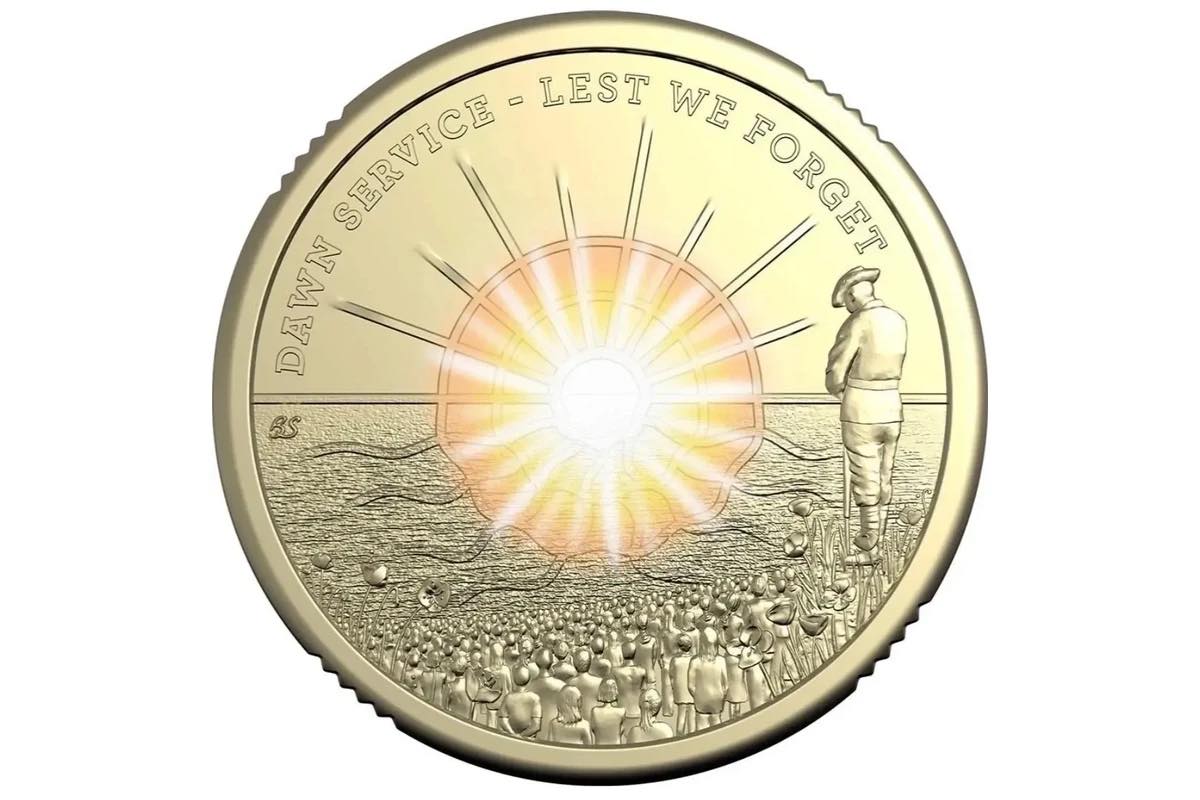 1x UNC 2026 Anzac Dawn Service Lest We Forget $2 Coin - In Lighthouse Capsule