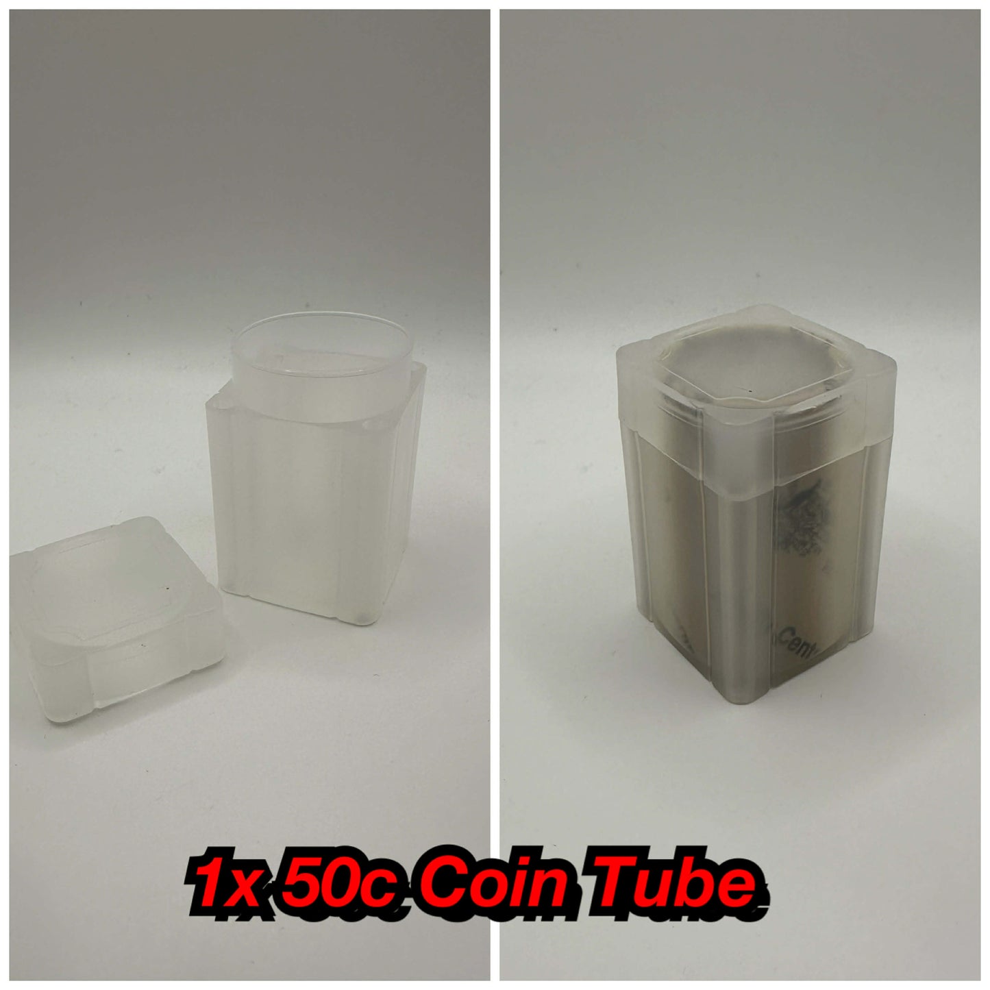 1x 50c Coin Tube