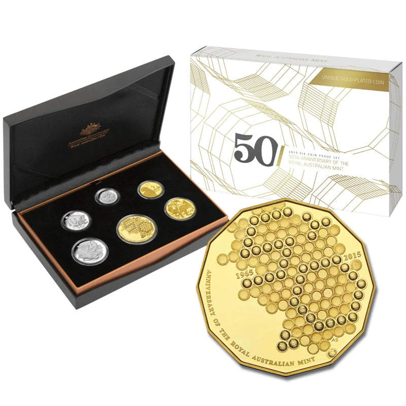 2015 RAM Proof 50th Anniversary Of The RAM 6x Coin Set - Mintage: 19,720