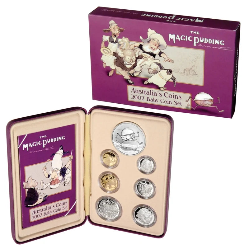 2007 Baby Coin Magic Pudding Proof Set – Mintage: 12,417