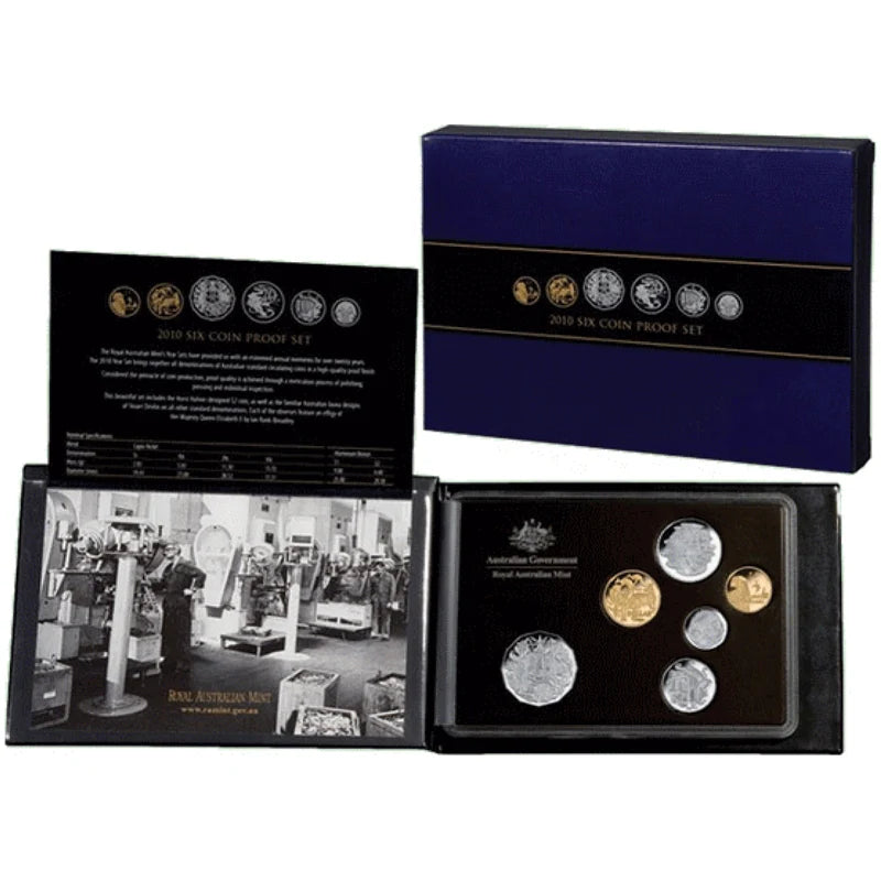 2010 RAM Proof 6x Coin Set - Mintage: 18,753