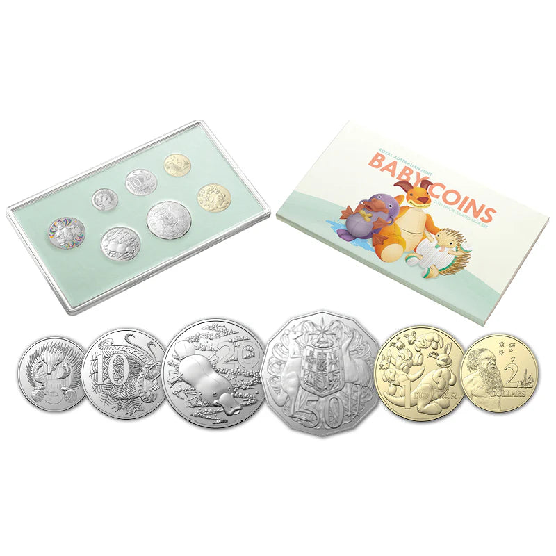 2021 Baby Coins Year Set 6x Coin Set