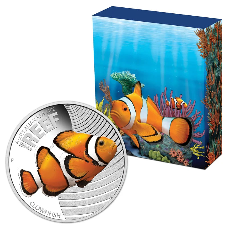 2010 1/2oz REEF Clownfish Coloured Coin Mintage: 10,000