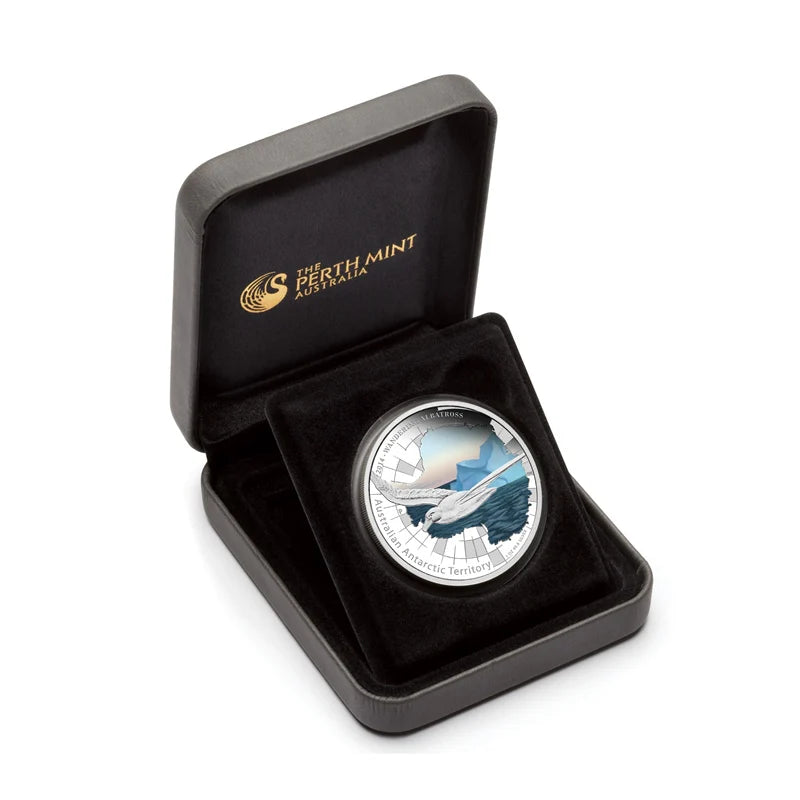 2014 1oz Wandering Albatross Antarctic Territory - Mintage: 7,500