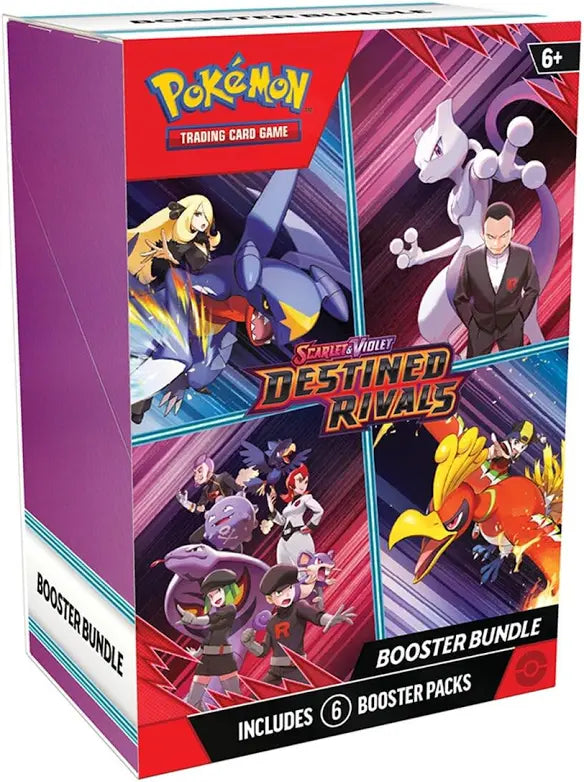 1x Destined Rivals Booster Bundle (6x Booster Packs) Pokemon - RIP N SHIP