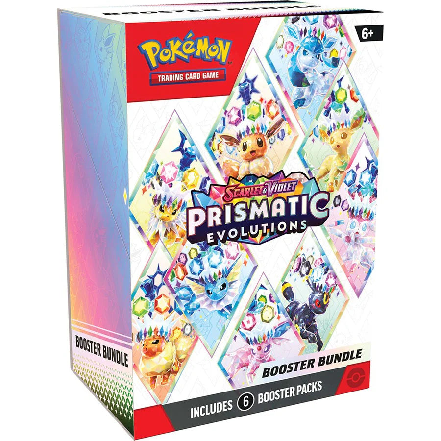 1x Prismatic Evolutions Booster Bundle (6x Booster Packs) Top Chase: Umbreon - RIP N SHIP