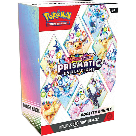 1x Prismatic Evolutions Booster Bundle (6x Booster Packs) Top Chase: Umbreon - RIP N SHIP