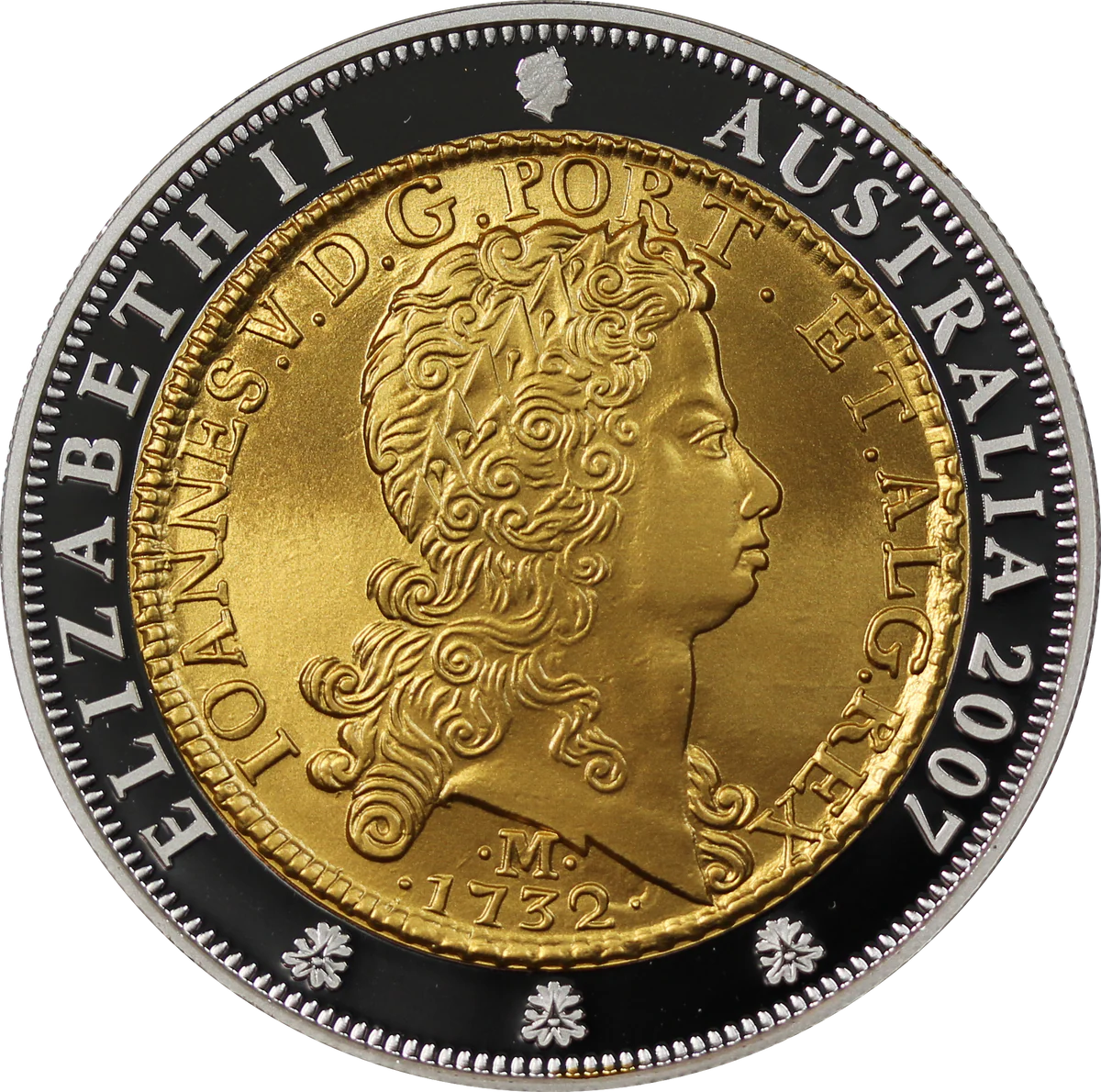 2007 2.1oz Gold Plated Silver One Johanna - Mintage: 6949