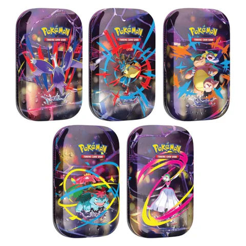 1x Mega Evolutions Tin (2x Packs Top Chase: Gold Cards) - RIP N SHIP