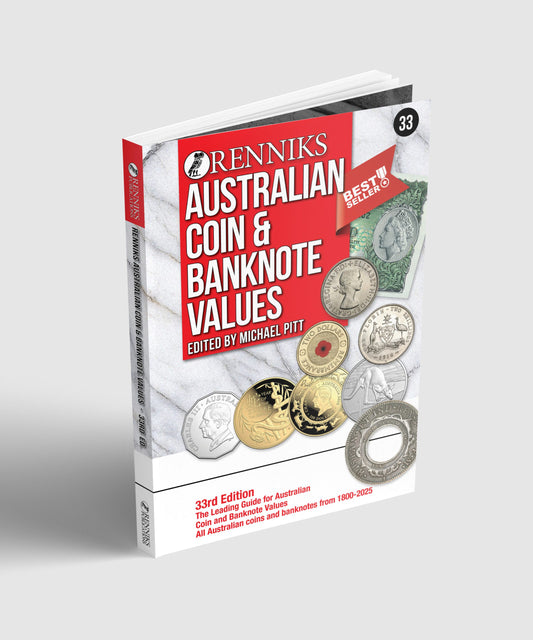 Renniks Australian Coin & Banknote Values – 33rd Edition (Latest 2025 Guide)