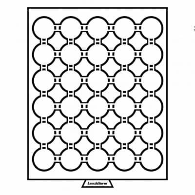 1x 50c Lighthouse Coin Display Case (Display x30 50c Coins- Ultra Capsules Sold Separately) Box/Tray