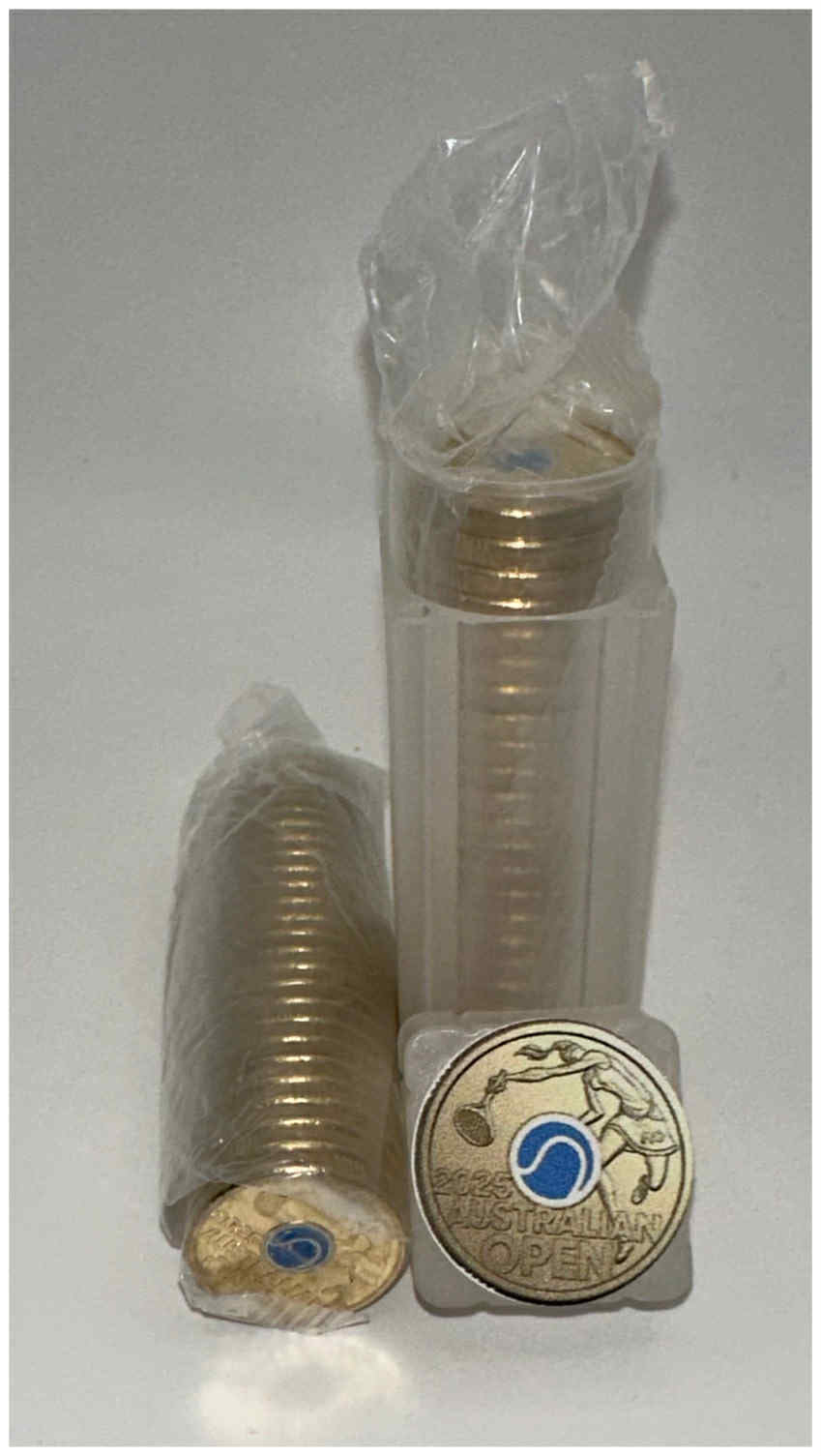 2025 Women's Australia Open $2 Security Bag - Includes Protective Tube & Sticker