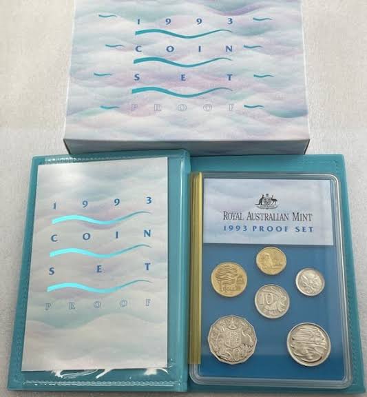 1993 RAM Proof 6x Coin Set - Mintage: 40,255