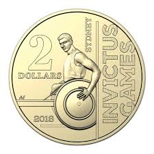 2018 $2 Invictus Games RAM Roll - Includes Protective Tube & Sticker