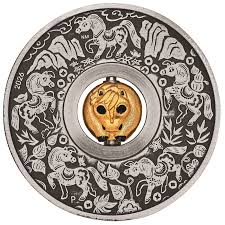 2026 1oz Year Of The Horse Rotating Charm Silver Coin - Mintage: 3,000