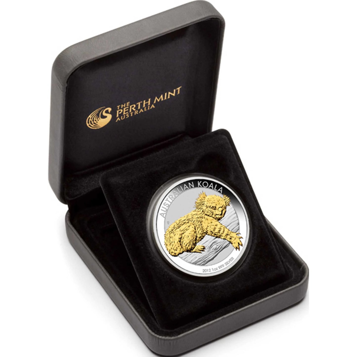 2012 1oz Australian Koala Gold Gilded - Mintage: 10,000