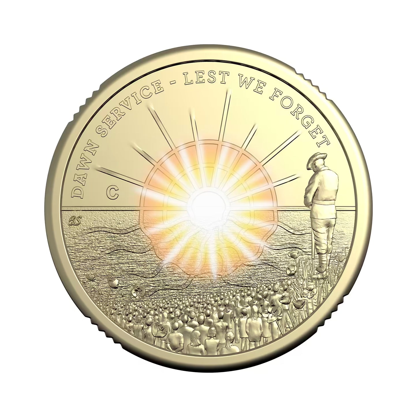 2026 $2 'C' Mint Anzac Dawn Service - Mintage: 100,000