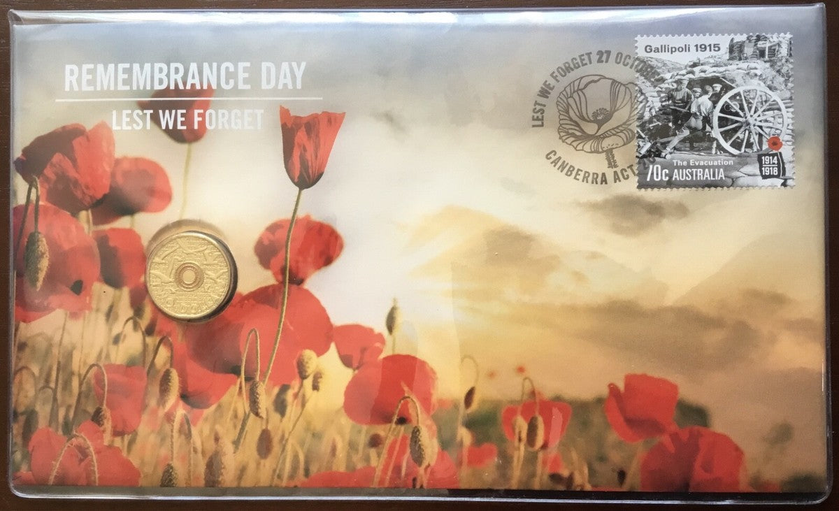 2015 $2 UNC Flanders Field Lest We Forget PNC - Mintage: 11000