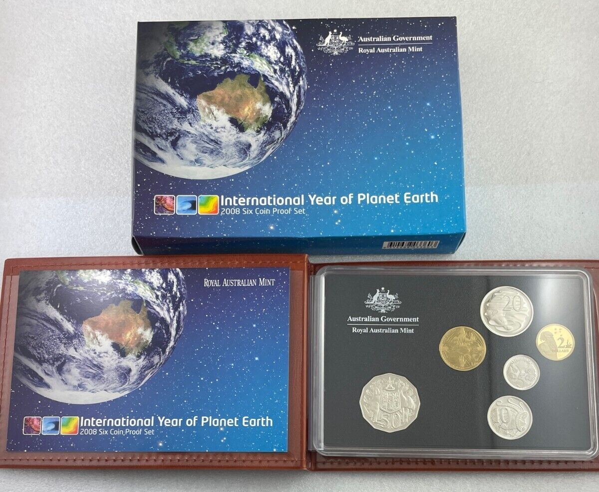 2008 RAM Proof 6x Coin Set - Mintage: 28,569