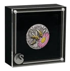 2025 2oz Silver Antiqued Honeybee Coloured Coin