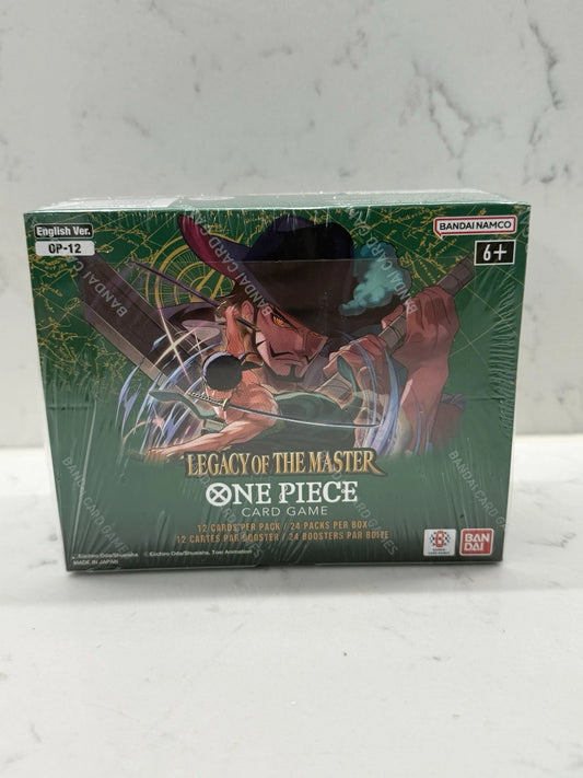 1x Booster Box One Piece OP-12 Legacy Of The Master (24 Packs) - Rip N Ship