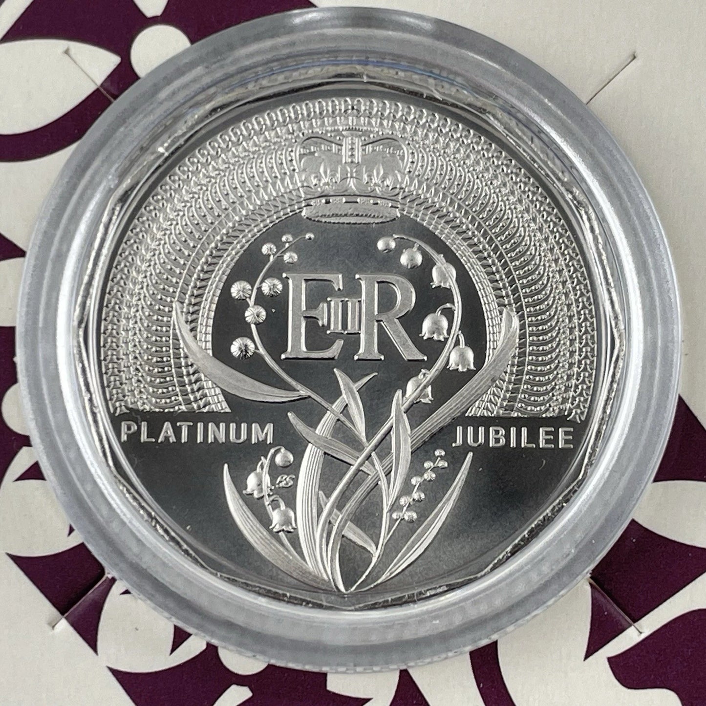2022 50c Platinum Jubilee - Carded Mintage: 70,000