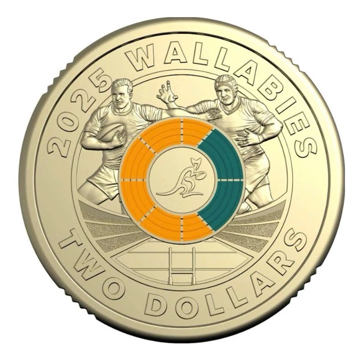 2025 Wallabies $2 Security Bag - Includes Protective Tube & Sticker