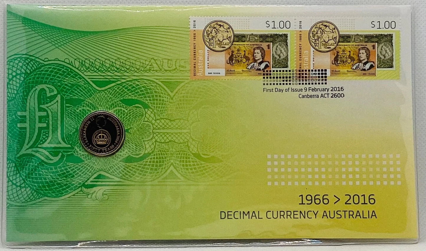 2016 Changeover 50th Anniversary $2 PNC
