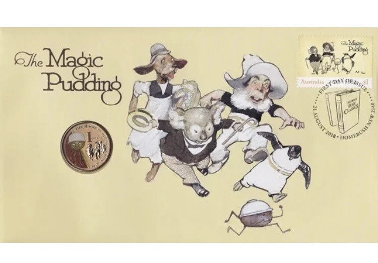 2018 $1 The Magic Pudding PNC - Mintage: 7,500