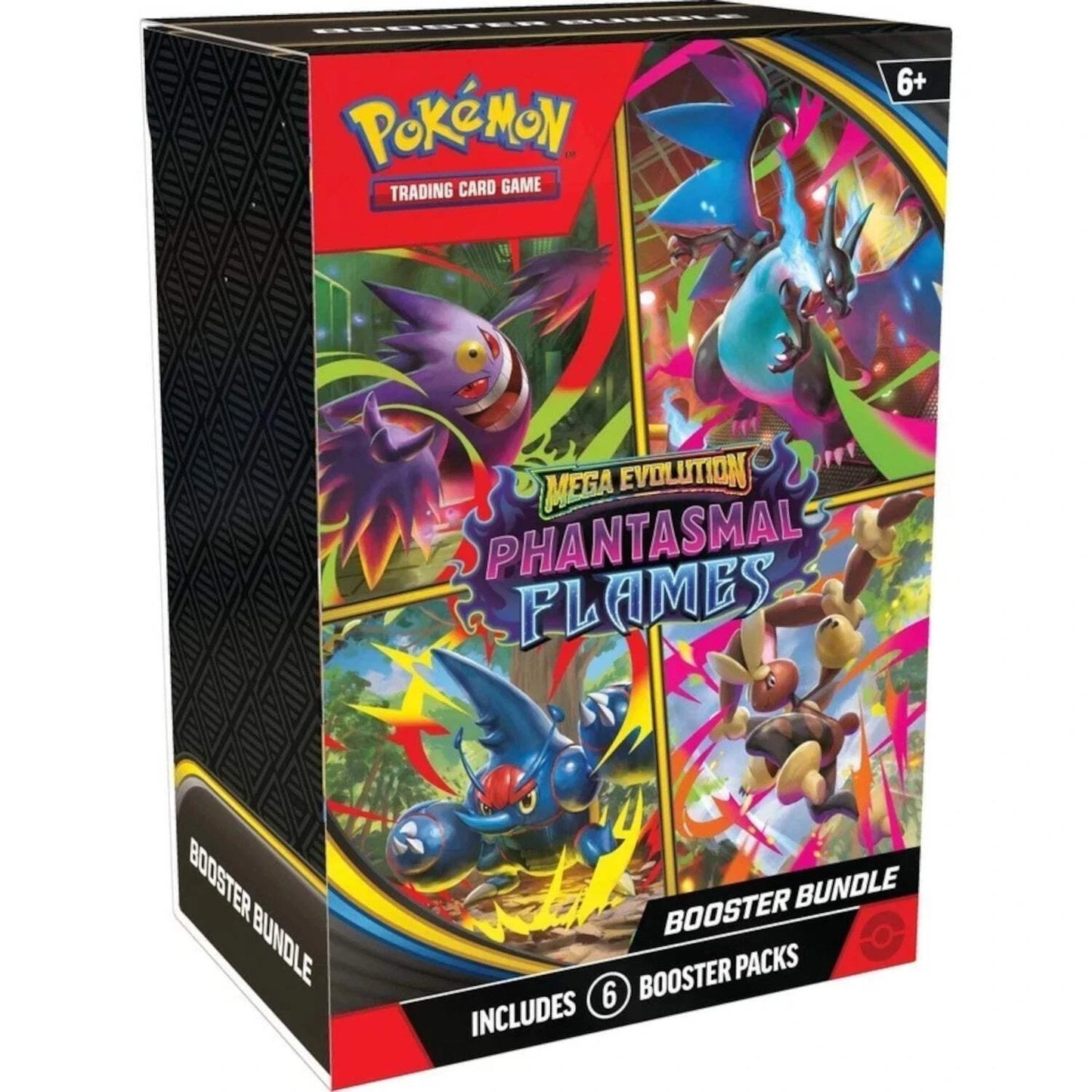 1x Phantasmal Flames Booster Bundle (6x Booster Packs) Pokemon - RIP N SHIP