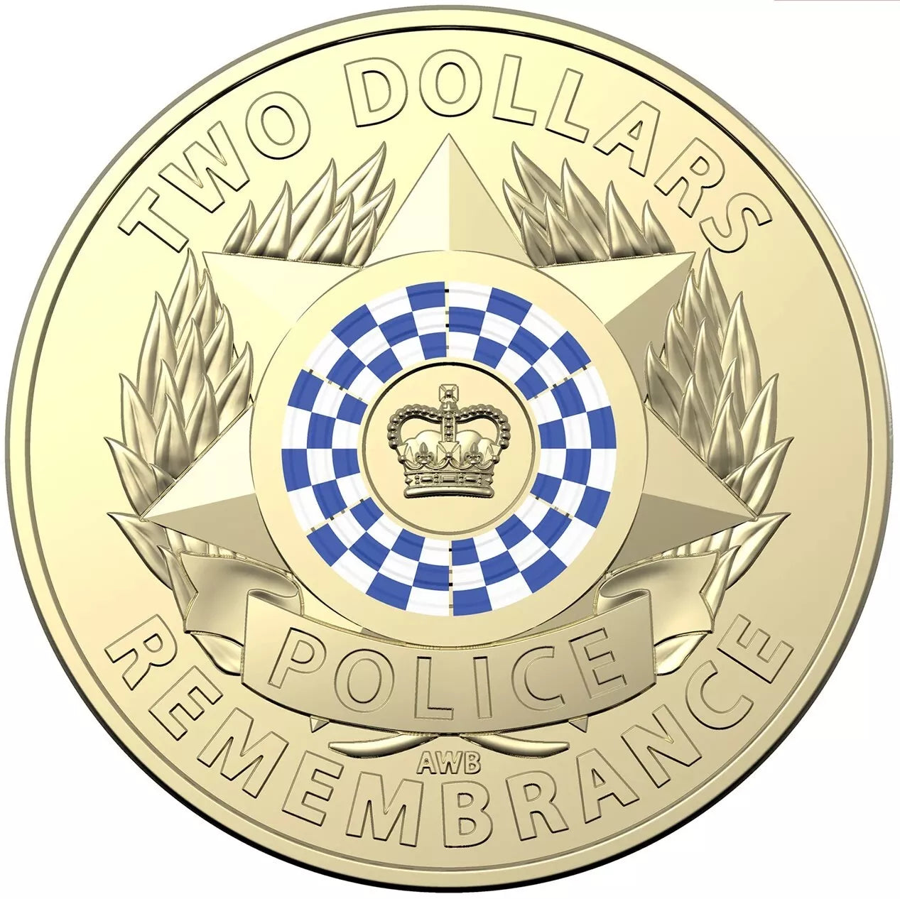 2019 Police $2 RAM ROLL - Includes Protective Tube & Sticker