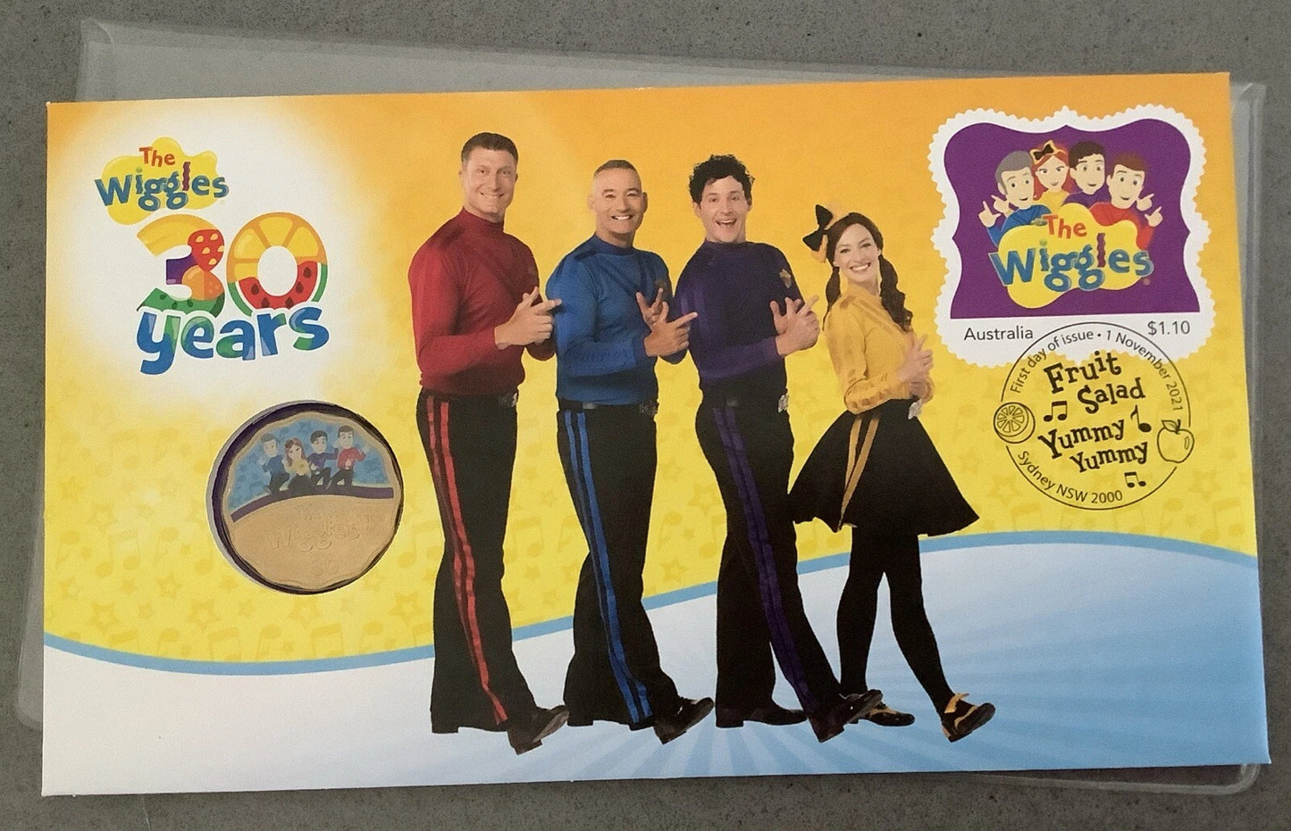 2021 The Wiggles 30 Years PNC - Mintage: 7500