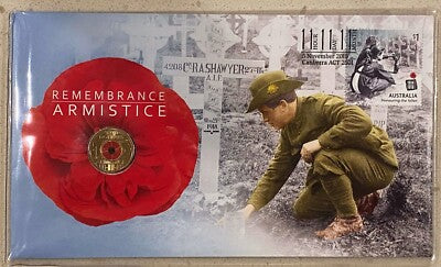 2018 $2 UNC Armistice PNC - Mintage: 7500