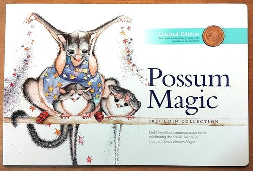 2017 $2 Possum Magic 8x UNC Coin Set