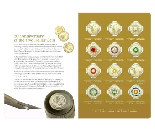 2018 30th Anniversary 12x UNC Coin Set (Red Poppy)